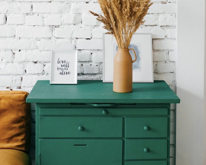 Clean and minimalistic photo of drawers and furniture